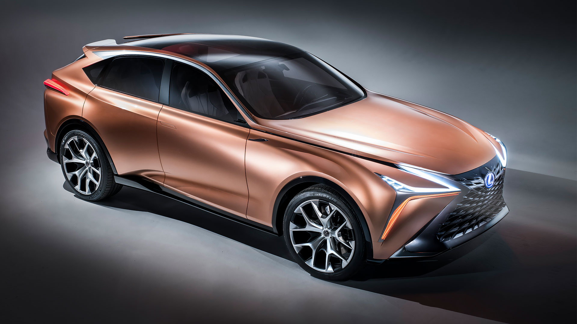 Copper Lexus LF-1 concept vehicle